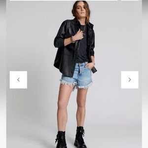 One Teaspoon Outlaws Grunge Button Fly shorts